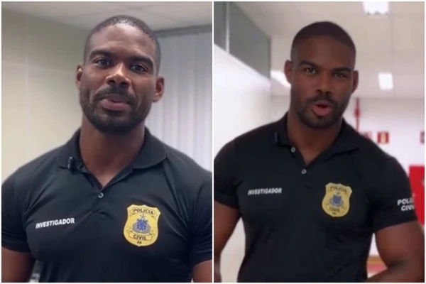 Vídeo com investigador 'galã' viralizou