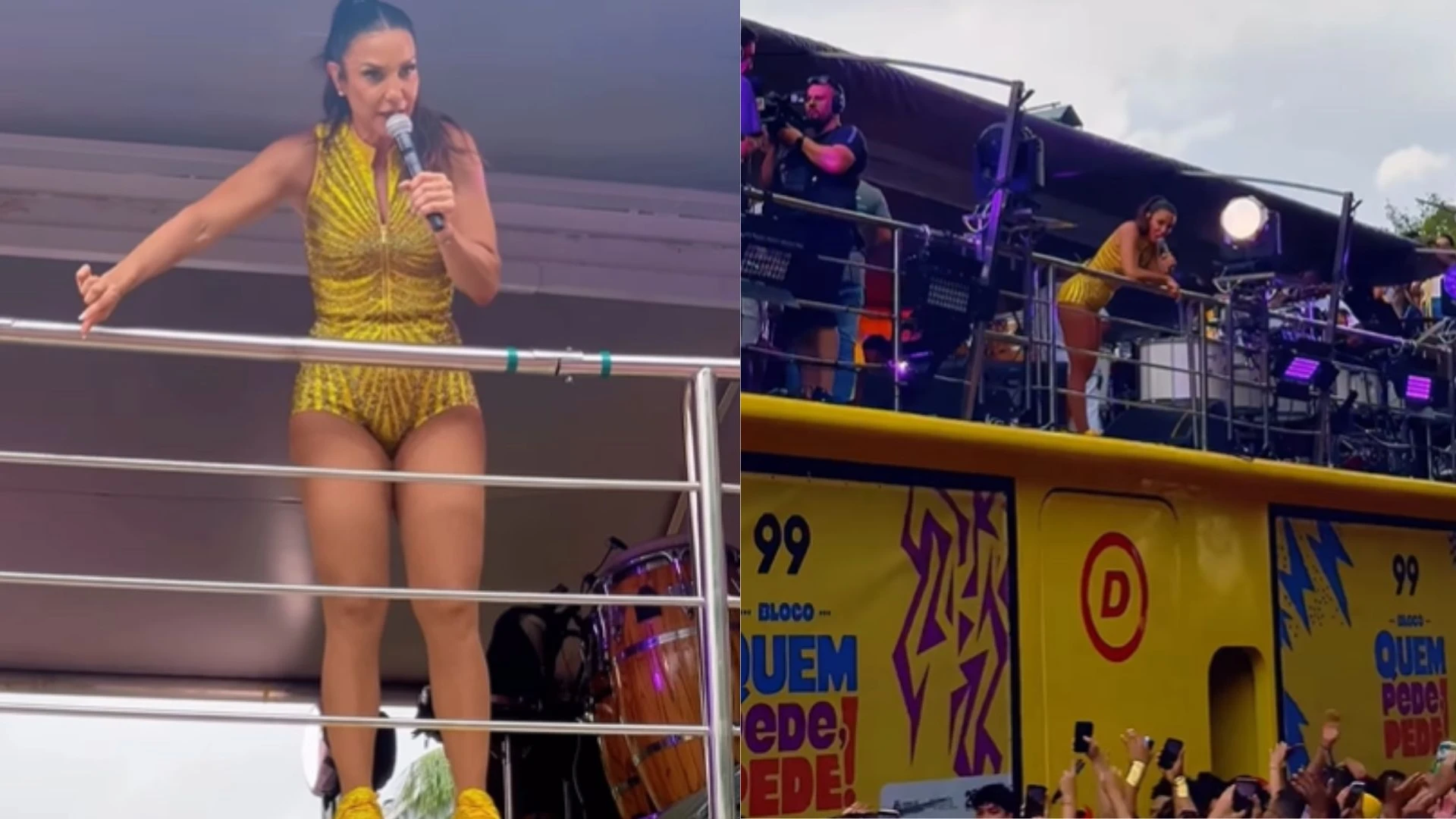 Imagem - Ivete viraliza ao ensinar foliões a acompanhar trio em São Paulo: 'Não vou cantar parada'