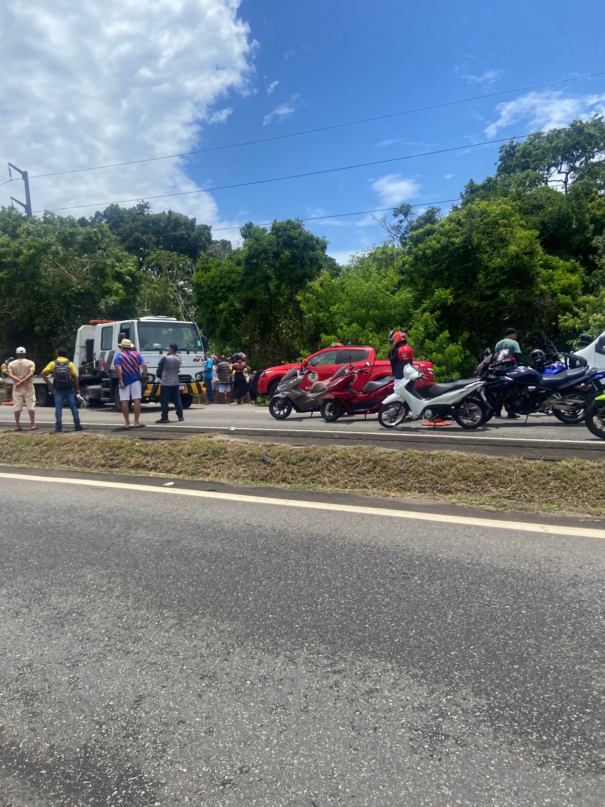 Acidente grave registrado é na BA-099 por Leitor CORREIO