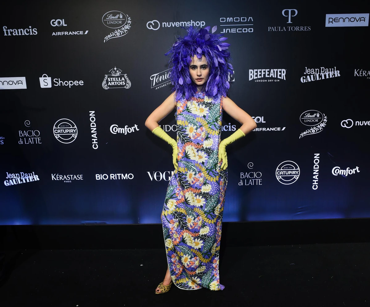 Valentina Herszage no Baile da Vogue 2026 por Webert Belicio/Agnews