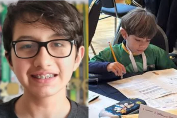  Bernardo Vinício foi aprovado em vestibular