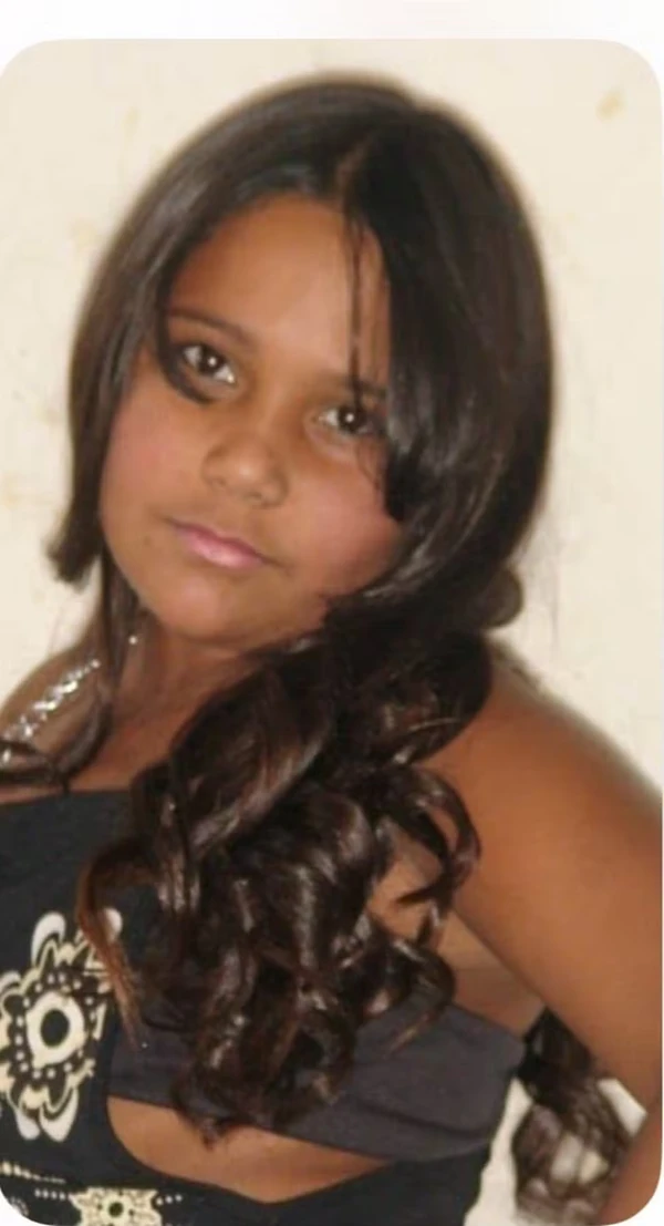 Chaiany, do "BBB 26", na infância por Reprodução/Redes Sociais 