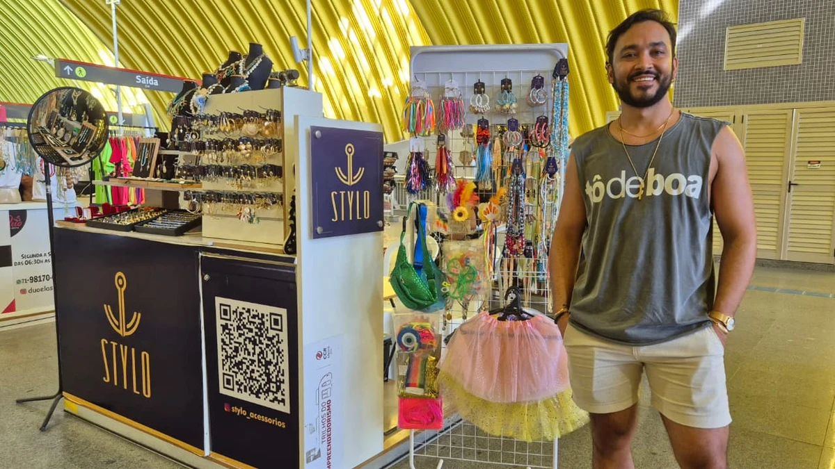 A loja Stylo Acessórios, localizada na estação Pituaçu, investe em produtos temáticos para o período momesco por Divulgação