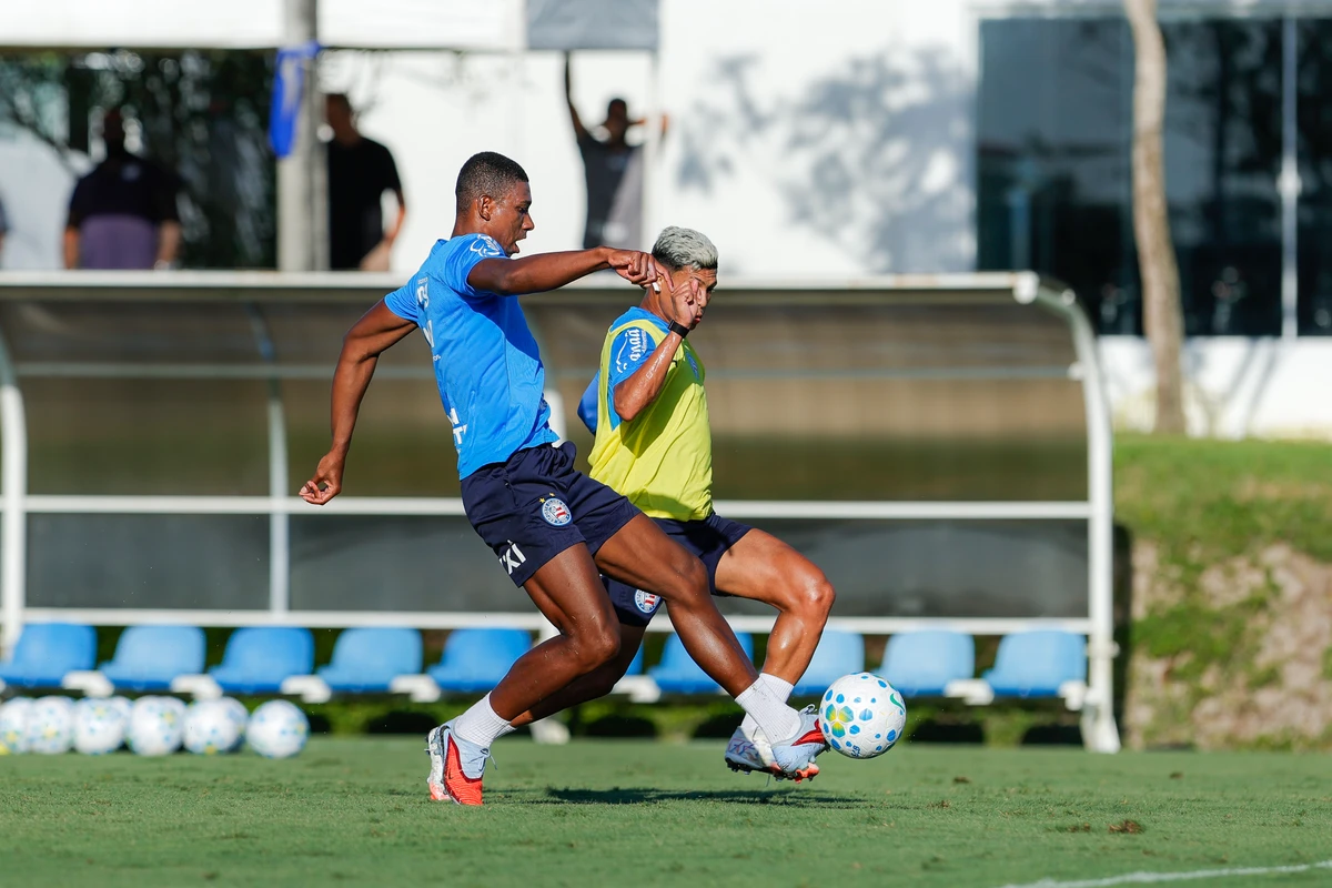 Elenco do Bahia treina em preparação para enfrentar o Vasco por Rafael Rodrigues/ECB