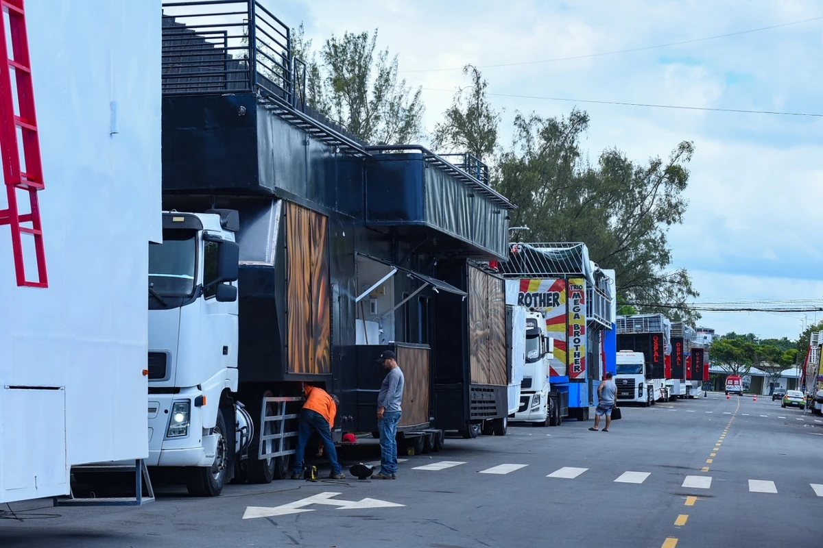 Fiscalização de trios elétricos em Salvador