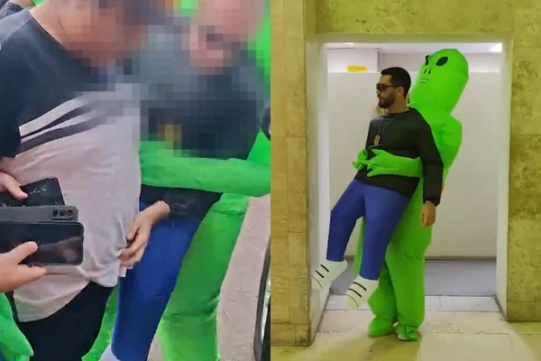 Policiais se fantasiam de alienígenas para prender suspeito em bloco do pré-carnaval