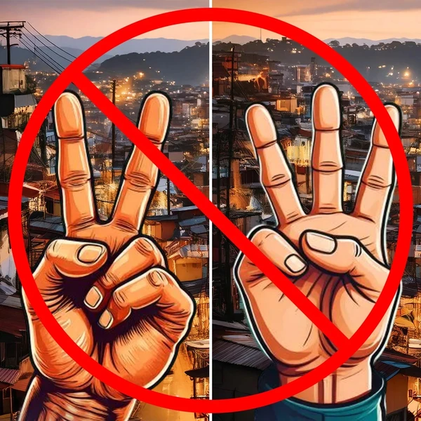 Sinais foram apropriados por facções e podem te colocar em risco