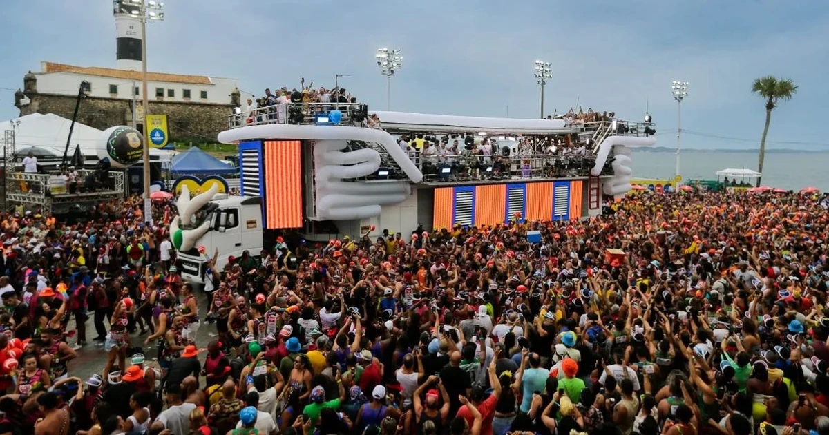 Imagem - AO VIVO: Assista à transmissão do Carnaval de Salvador 2026