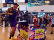 Imagem - Léo Santana faz apresentação surpresa em academia de shopping de Salvador; veja vídeo