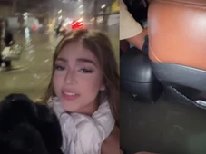 Imagem - Melody fica presa em enchente, abandona carro e é 'resgatada' por Pedro Sampaio: 'Cheguei com o jetski'