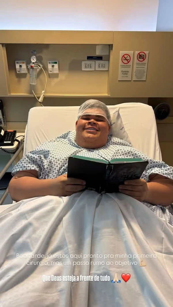 Gordão da XJ passa por cirurgia para retirada de pedras na vesícula por Reprodução/Redes Sociasis 