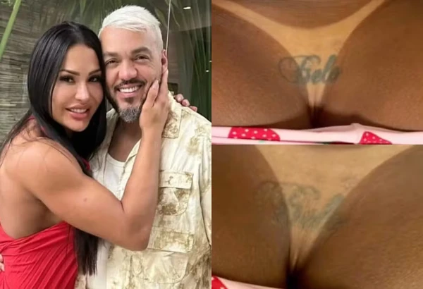 Gracyanne, Belo e tatuagem íntima por Reprodução/Instagram