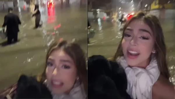 Melody ficou presa em enchente e abandonou carro por Reprodução/Instagram