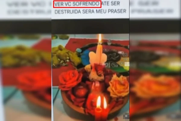 Mensagens de ameaça foram registrada por Reprodução