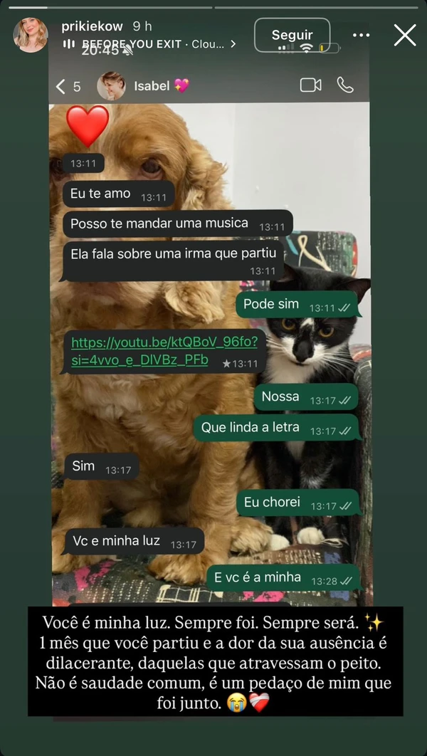 Isabel Veloso ao lado da irmã, Priscila Kiekow por Reprodução/ Instagram