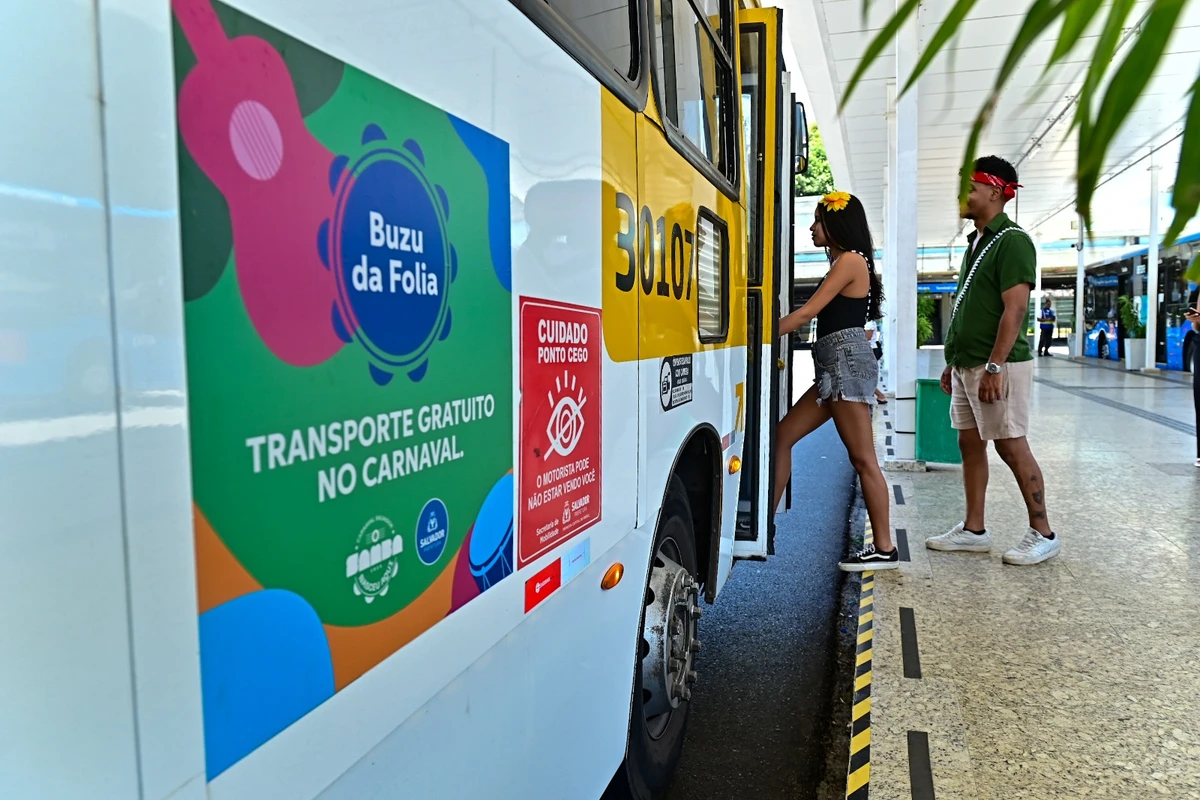 Saiba como vai funcionar o transporte gratuito durante o Carnaval