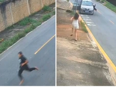 Imagem - Barbeiro se joga em carro desgovernado e evita tragédia com duas crianças; veja