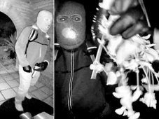 Imagem - Armado e mascarado: divulgadas imagens de suspeito de sequestrar mãe de apresentadora de TV