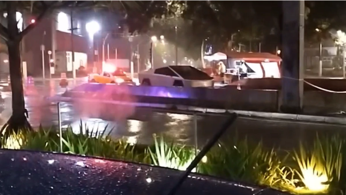 Acidente aconteceu em saída de túnel por Reprodução