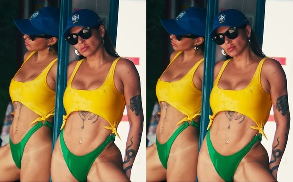 Alinne Rosa transforma O Vale em manifesto verde e amarelo no Carnaval de Salvador