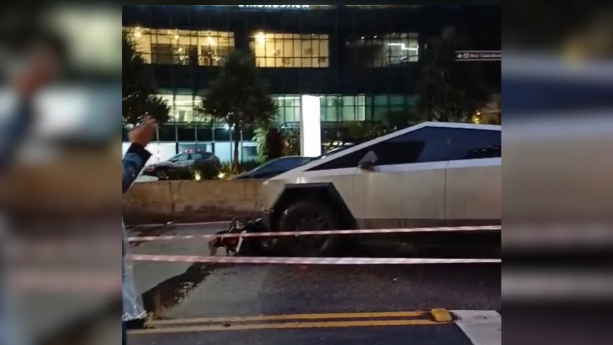 Área foi isolada após acidente por Reprodução