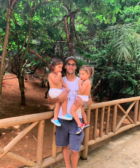 Daniel Cady fez uma homenagem às filhas por Reprodução | Instagram