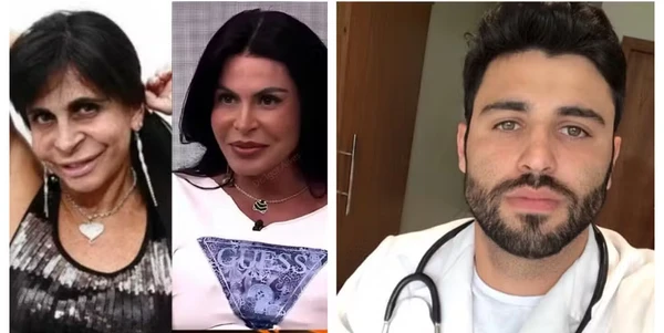 Harmonização feita pelo dentista Igor Costa Alves na cantora Gretchen por Reprodução/Instagram