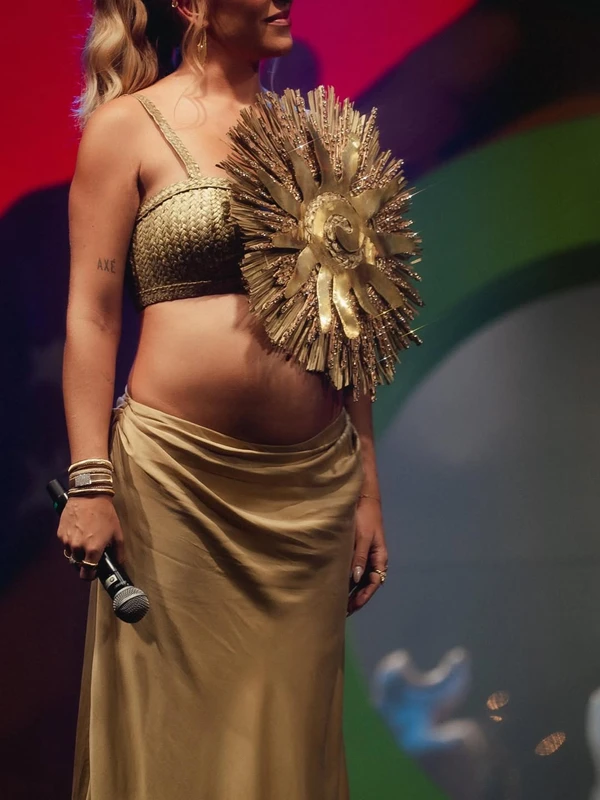 Lore Improta está grávida do segundo filho com Léo Santana; o casal já é pai de Liz por Reprodução/Instagram