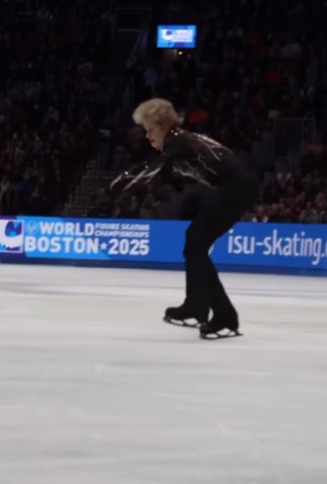 O patinador artístico Ilia Malinin nos Jogos de Inverno 2026 por Reprodução