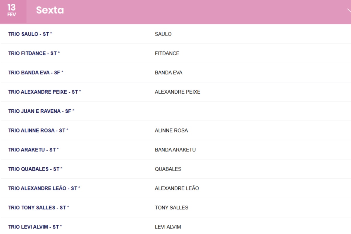 Sexta-feira no Circuito Osmar por Reprodução