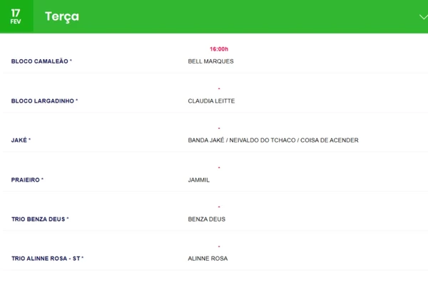 Terça no Circuito Dodô por Reprodução