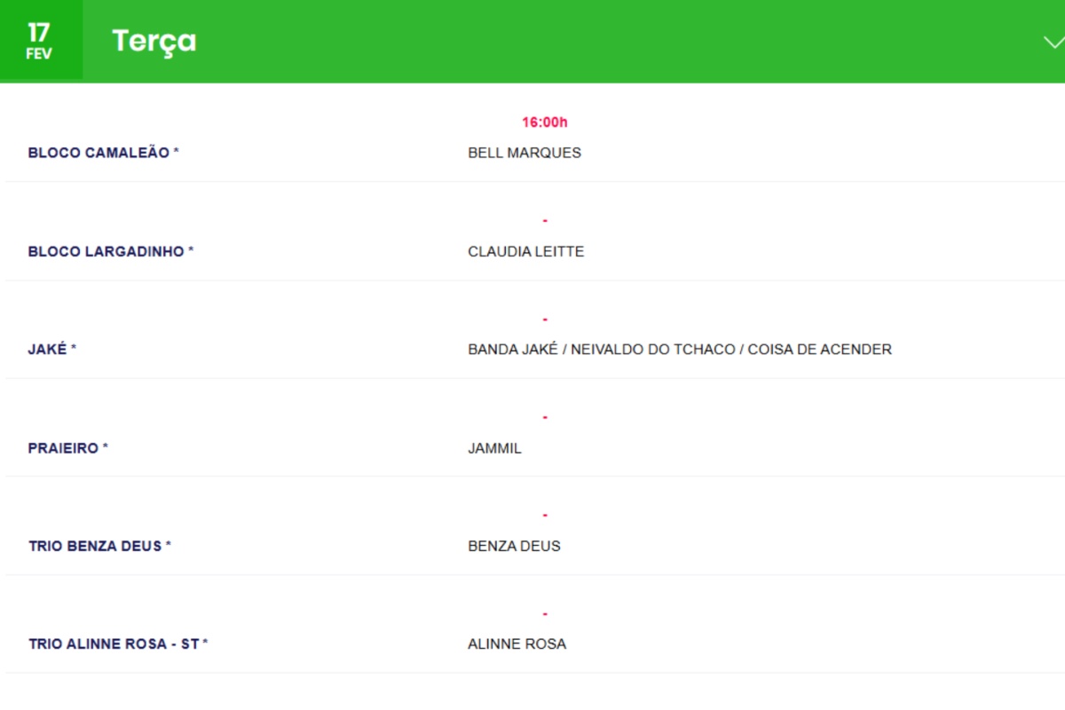 Terça no Circuito Dodô por Reprodução