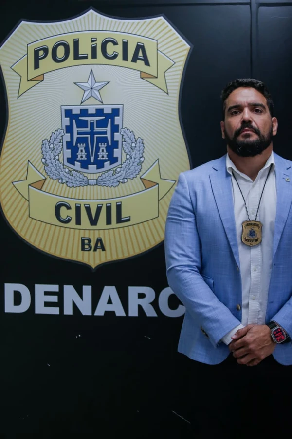 Delegado Ernandes Júnior, diretor do Denarc por Arisson Marinho/CORREIO