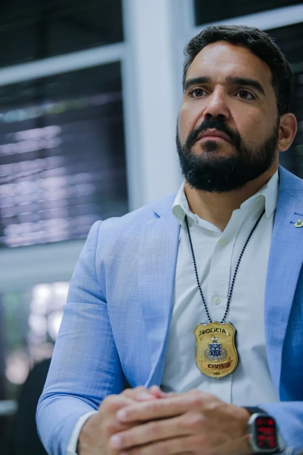 Delegado Ernandes Júnior, diretor do Denarc por Arisson Marinho/CORREIO