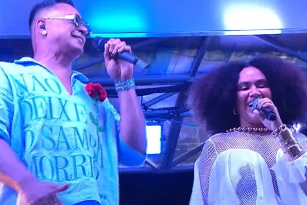 Xanddy Harmonia e Mariene de Castro na Abertura do Carnaval de Salvador por Reprodução/ TVE
