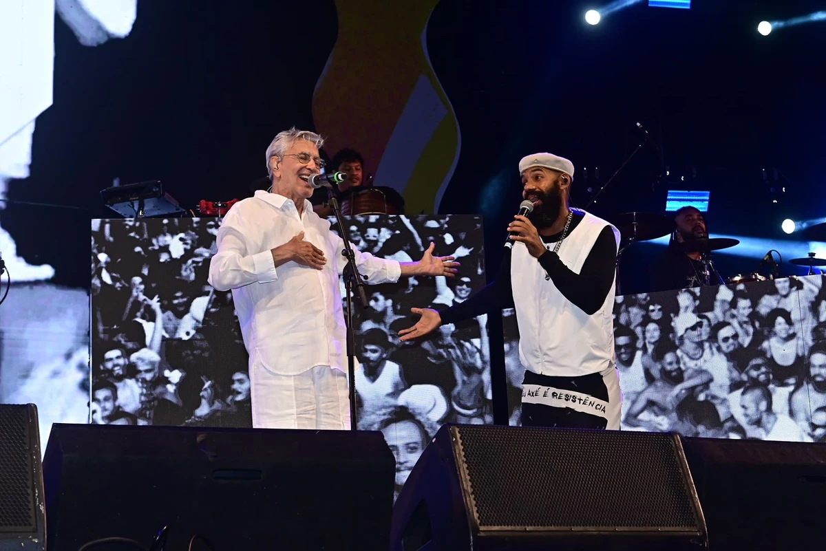 Caetano Veloso e Russo Passapusso por Divulgação/ Camarote Salvador