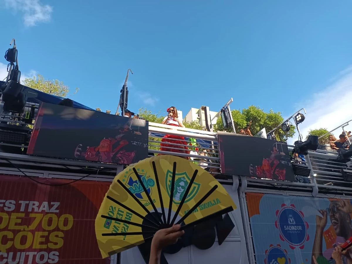 Alinne Rosa comanda Pipoca no Campo Grande por Millena Marques/CORREIO