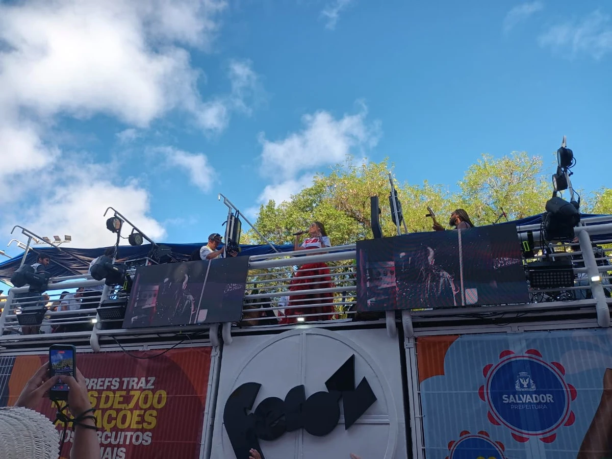 Alinne Rosa comanda Pipoca no Campo Grande por Millena Marques/CORREIO