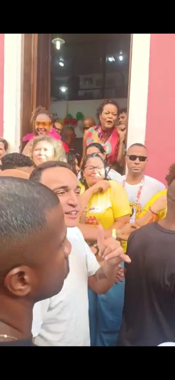 Caetano Veloso e João Gomes no Pelourinho por Gilberto Barbosa/CORREIO