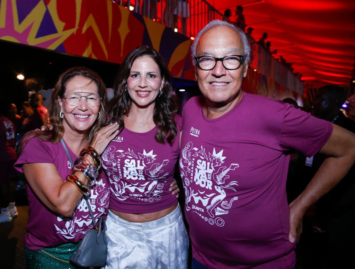 Donata Meirelles, Luciana Villas Boas e Nizan Guanaes por Divulgação/ Camarote Salvador