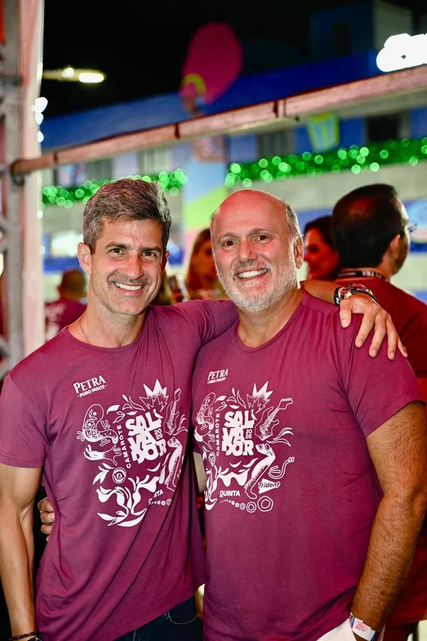 Luís Eduardo Magalhães Filho e Ricardo Visco por Divulgação/ Camarote Salvador