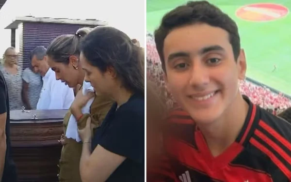 Menino morto pelo pai foi sepultado