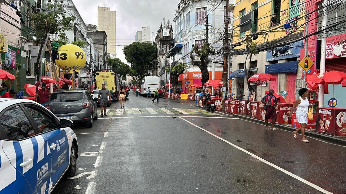 Movimentação no dia seguinte ao crime