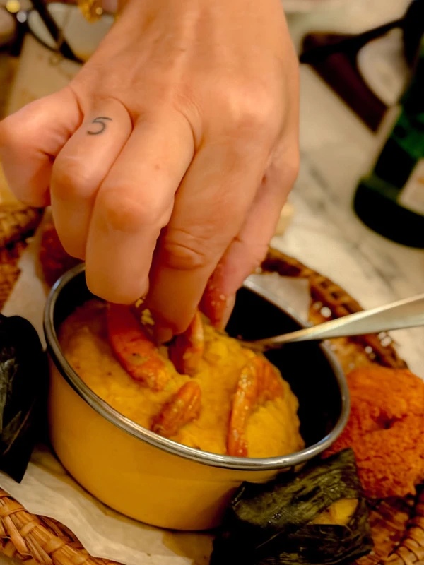 Paolla Oliveira no restaurante Casa de Tereza por Reprodução/Instagram