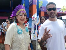 Imagem - Famosos marcam presença no Galo da Madrugada