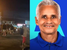 Imagem - Vereador de cidade baiana fica ferido após colisão entre moto e caminhonete na BR-324