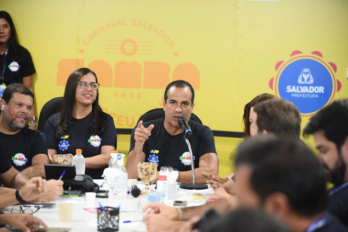 Bruno Reis fez balanço do Carnaval por Betto Jr./ Secom PMS