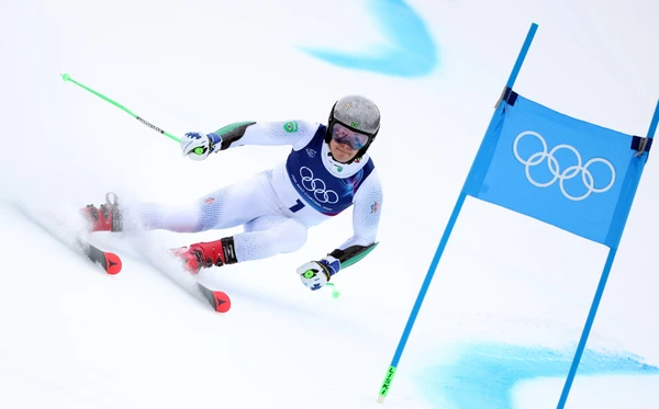 Lucas Pinheiro no slalom gigante