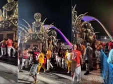 Imagem - Carro alegórico atropela três pessoas após desfile na Sapucaí