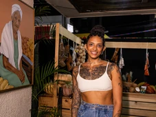 Imagem - Conheça Flor de Lis Alencar, artista baiana que produz obras sobre mulheres negras